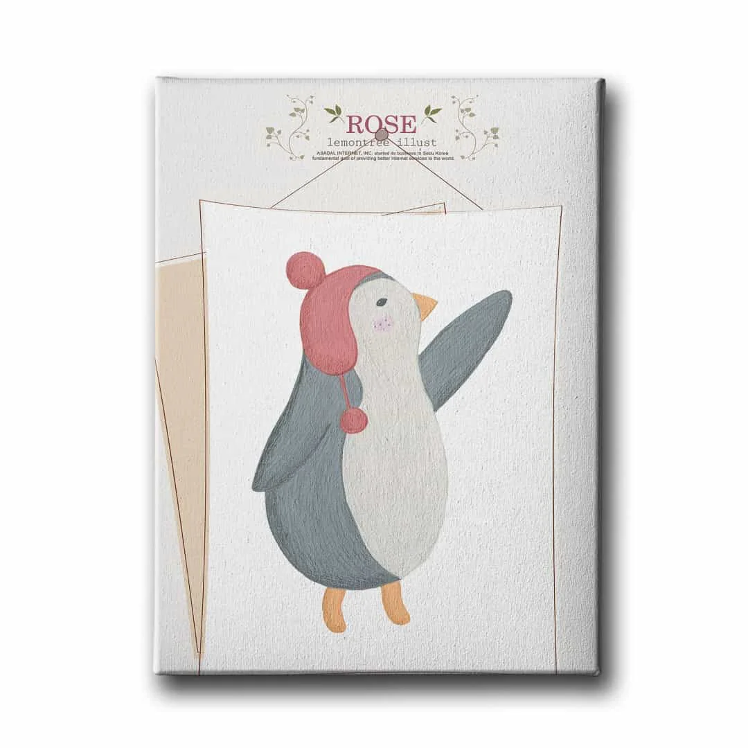Penguen Canvas Tablo