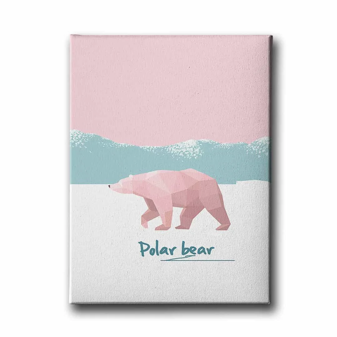 Polar Bear Canvas Tablo