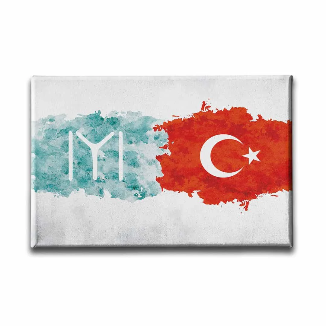 Bayrak Kanvas Tablo