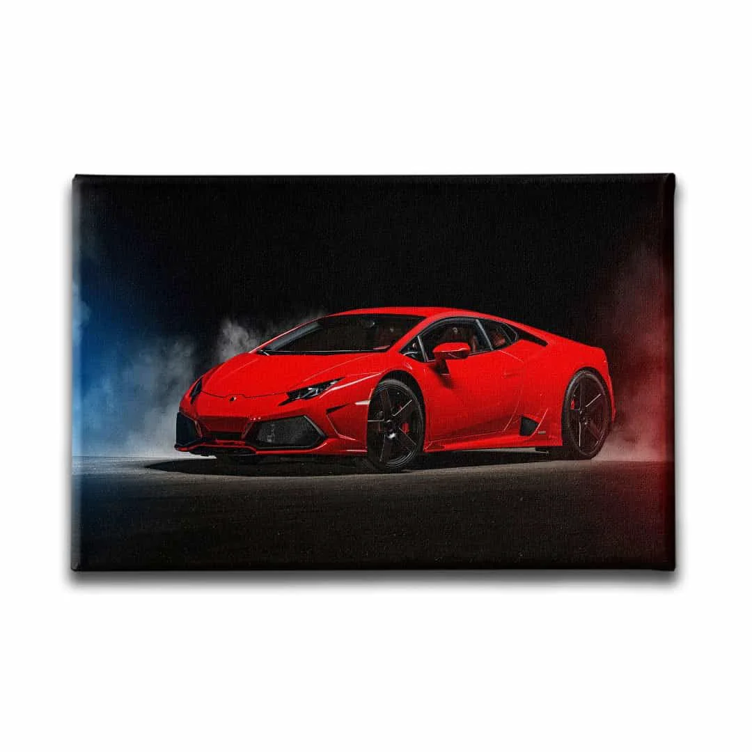 Kirmizi Ferrari Canvas Tablo